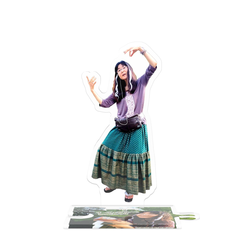 「すべてをゆる～くゆるせたらな」オリジナル曲MVアクリルスタンド(アクリルフィギュア)【49歳シンガーソングライター鈴根らい】