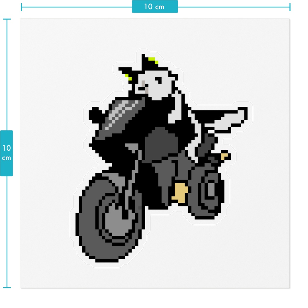バイクフェンネステッカー