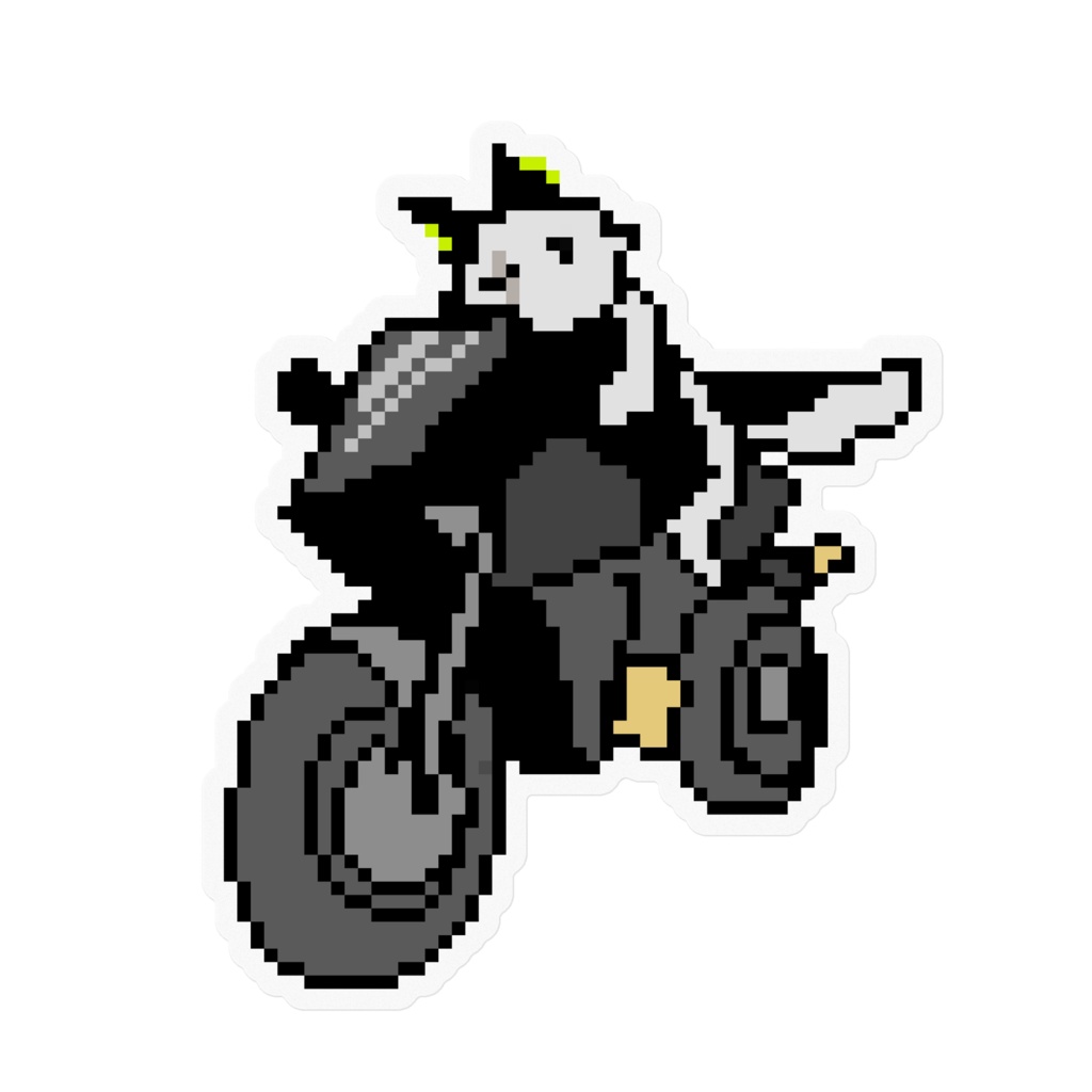 バイクフェンネステッカー