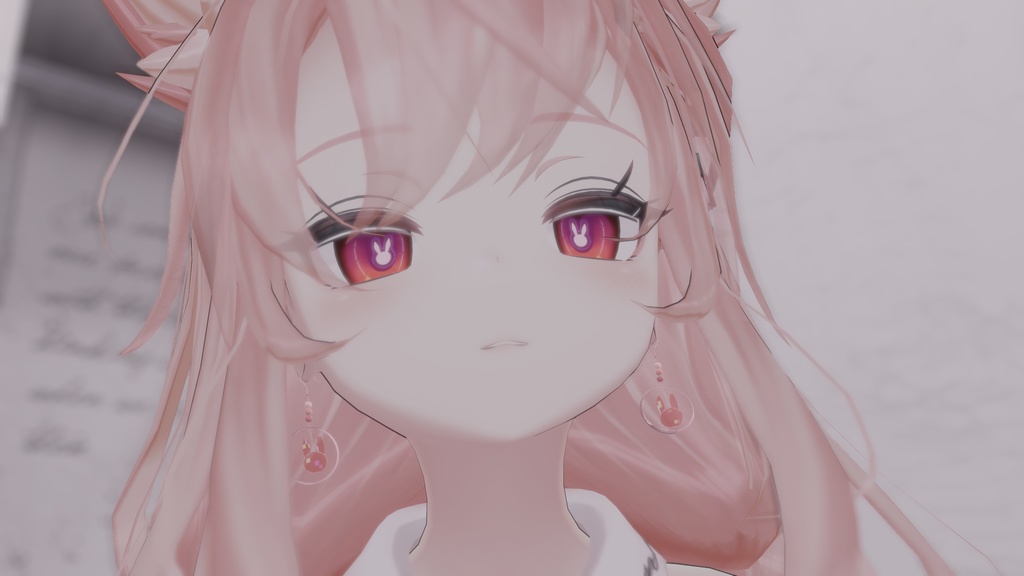 jewel rabbit earring