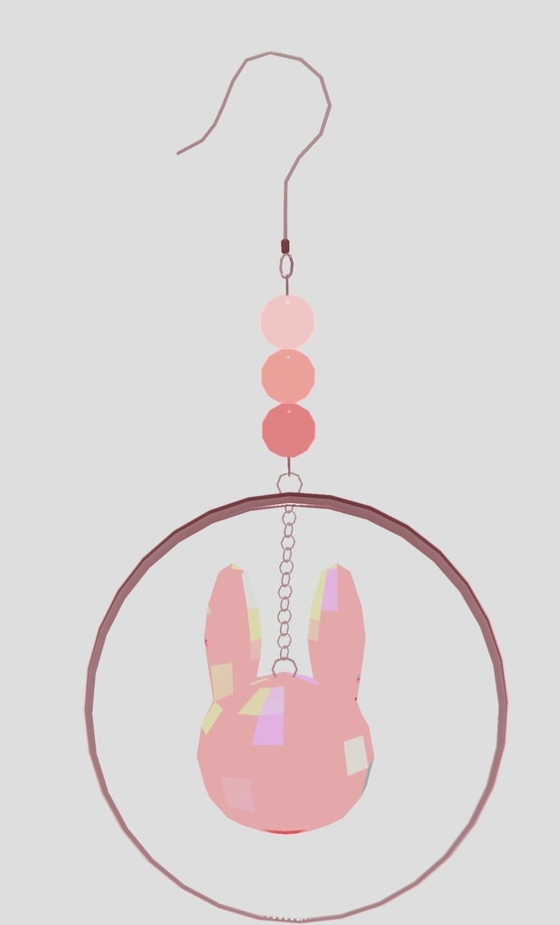 jewel rabbit earring