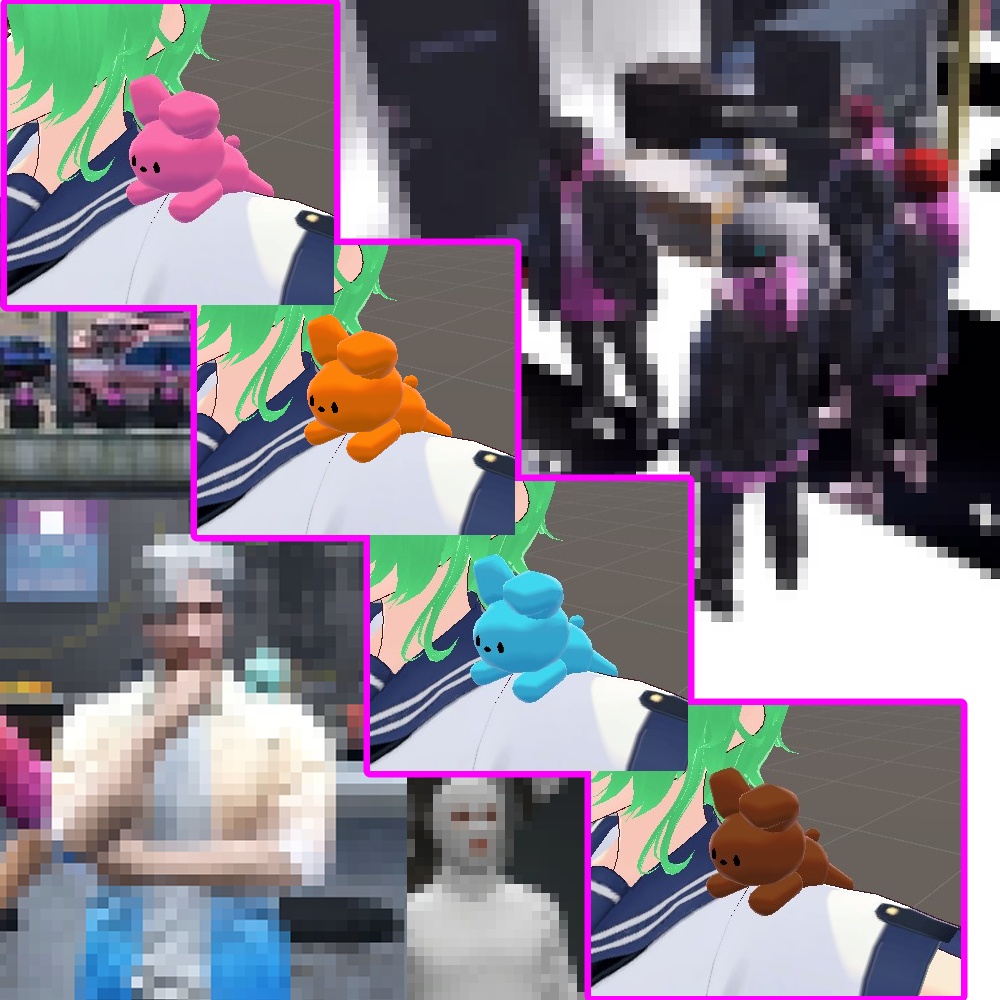 【VRCアクセサリー】【ストグラ】ストグラの人が付けがちなウサギ