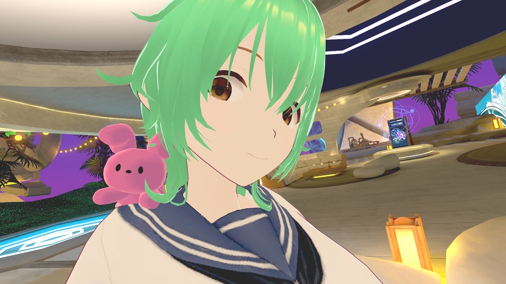 【VRCアクセサリー】【ストグラ】ストグラの人が付けがちなウサギ