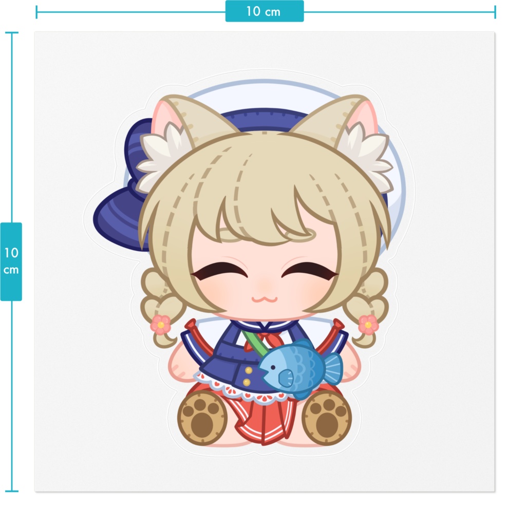 3周年記念イラスト / ステッカー全4種