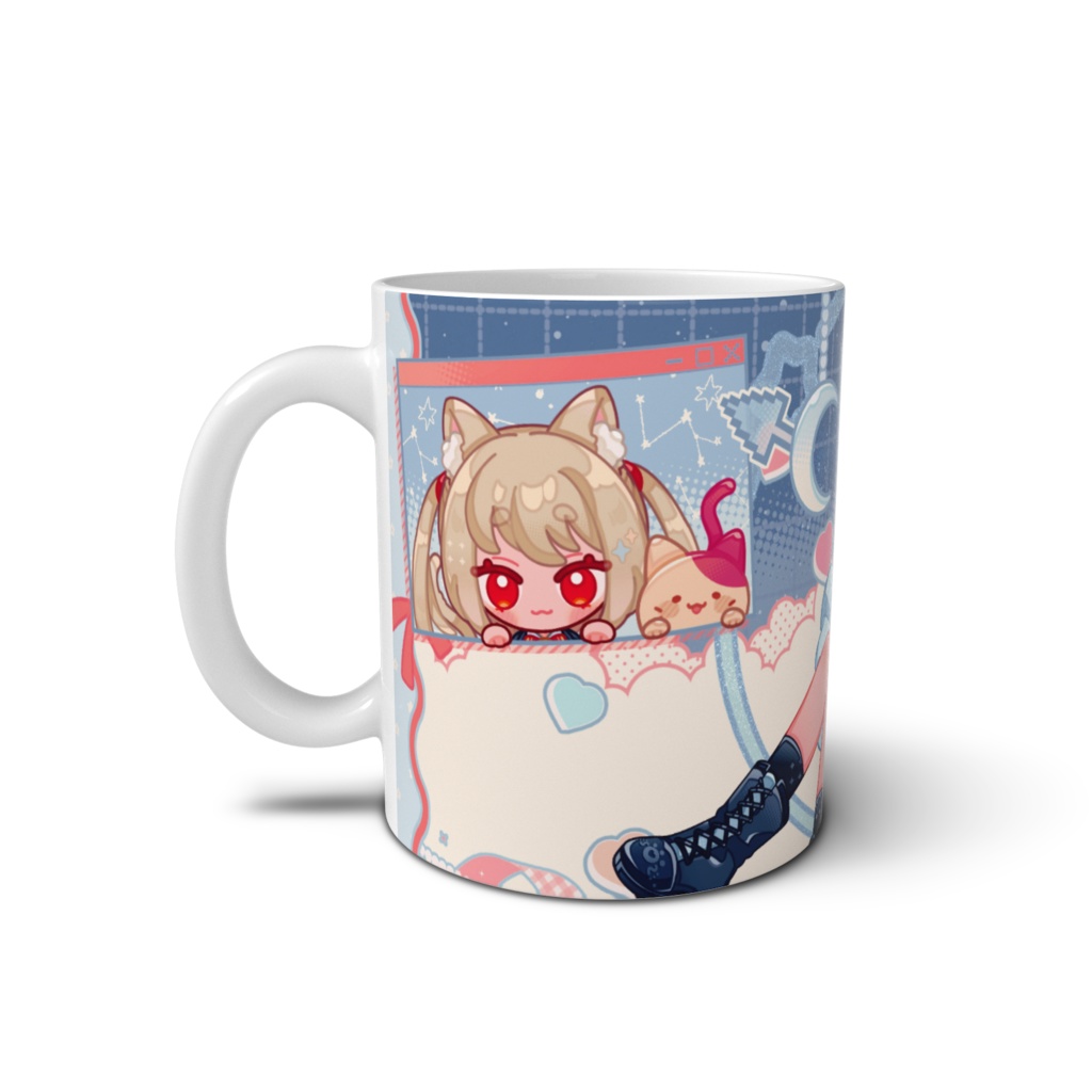 鏡猫マグカップ