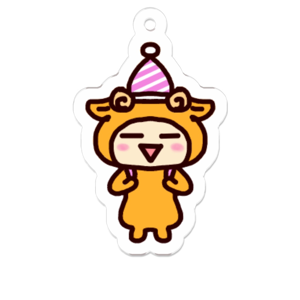 ニュートラルちびみもちのアクリルキーホルダー