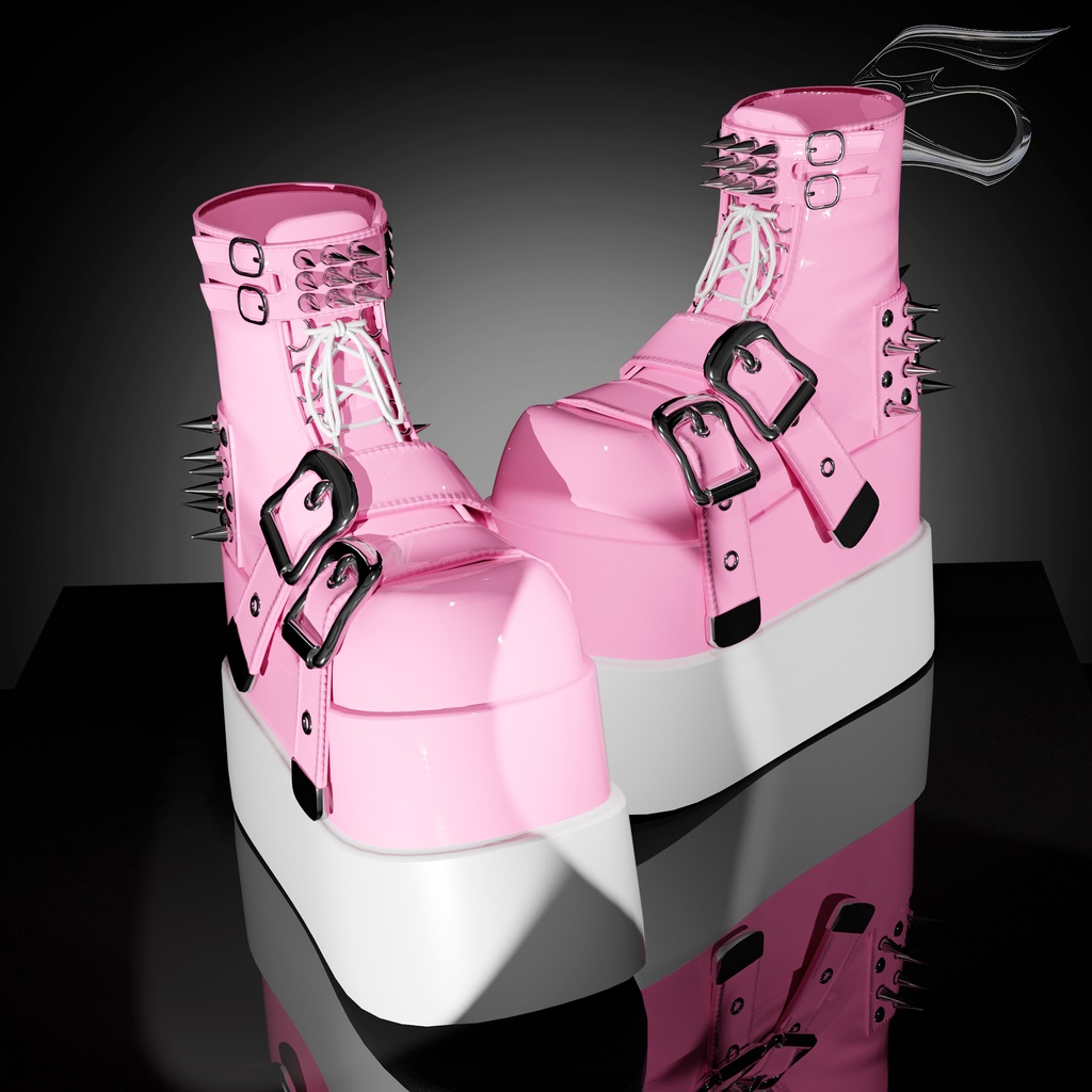 Boots latex metal (6 avatares)