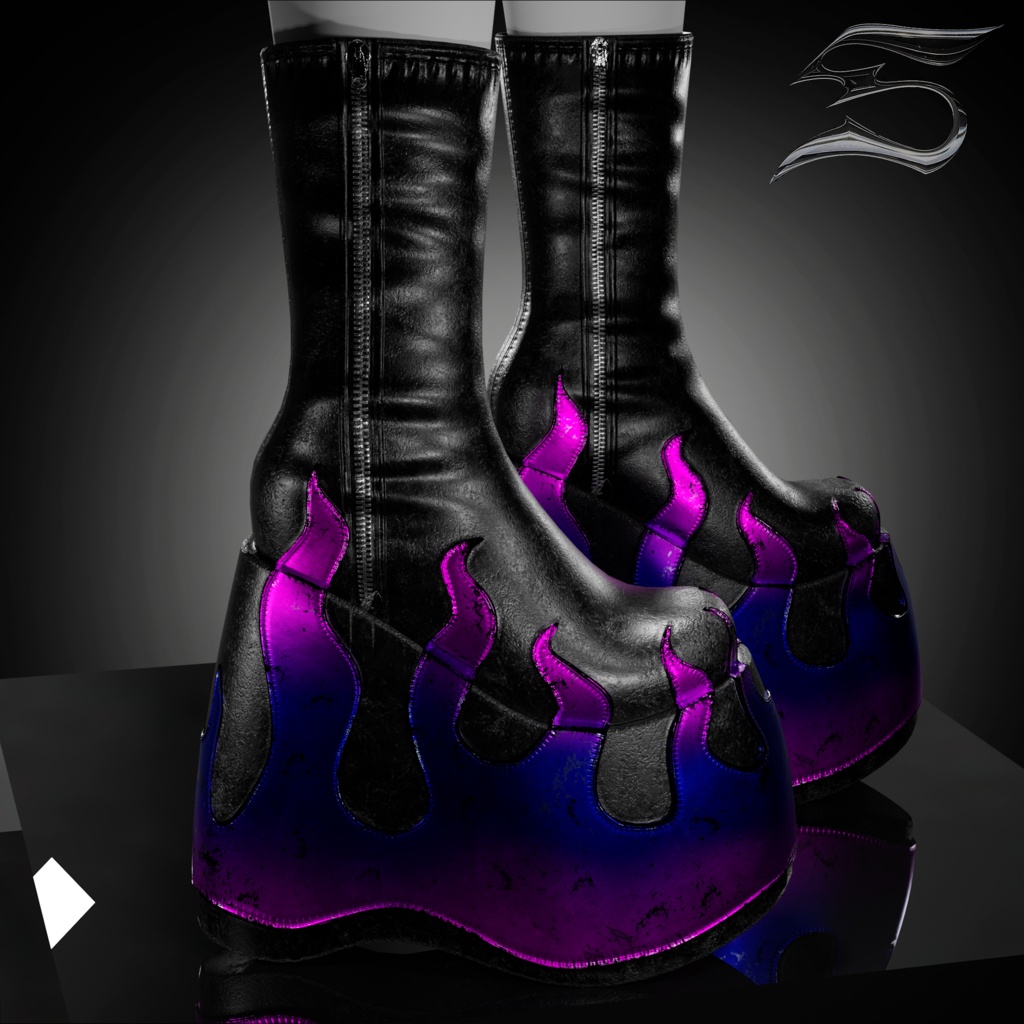Mini Boots Flame (6 avatars)