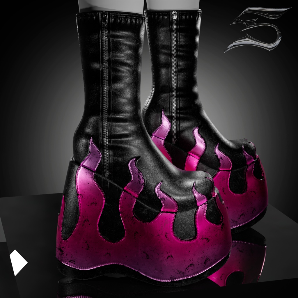 Mini Boots Flame (6 avatars)