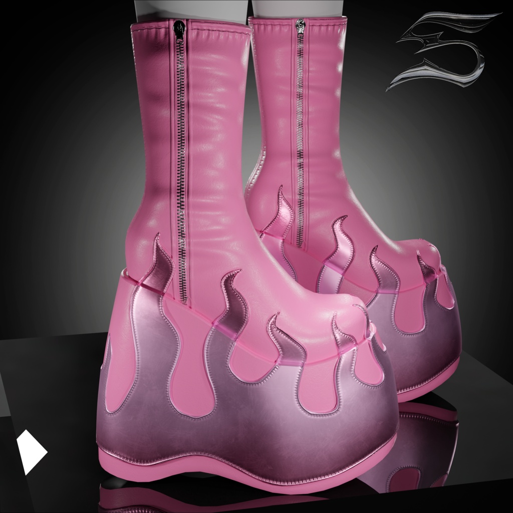 Mini Boots Flame (6 avatars)