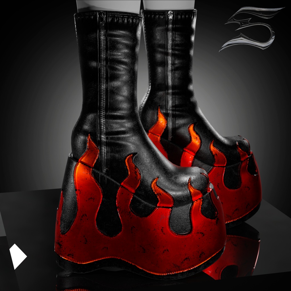 Mini Boots Flame (6 avatars)