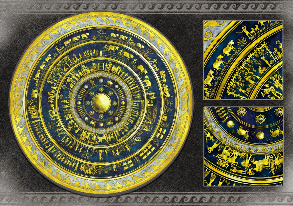 アレス祭グッズ パーフェクト出陣セット ~アキレウスの盾バッジ付き~