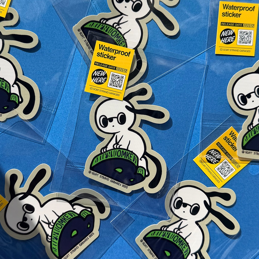 耐水ステッカー BOMKE