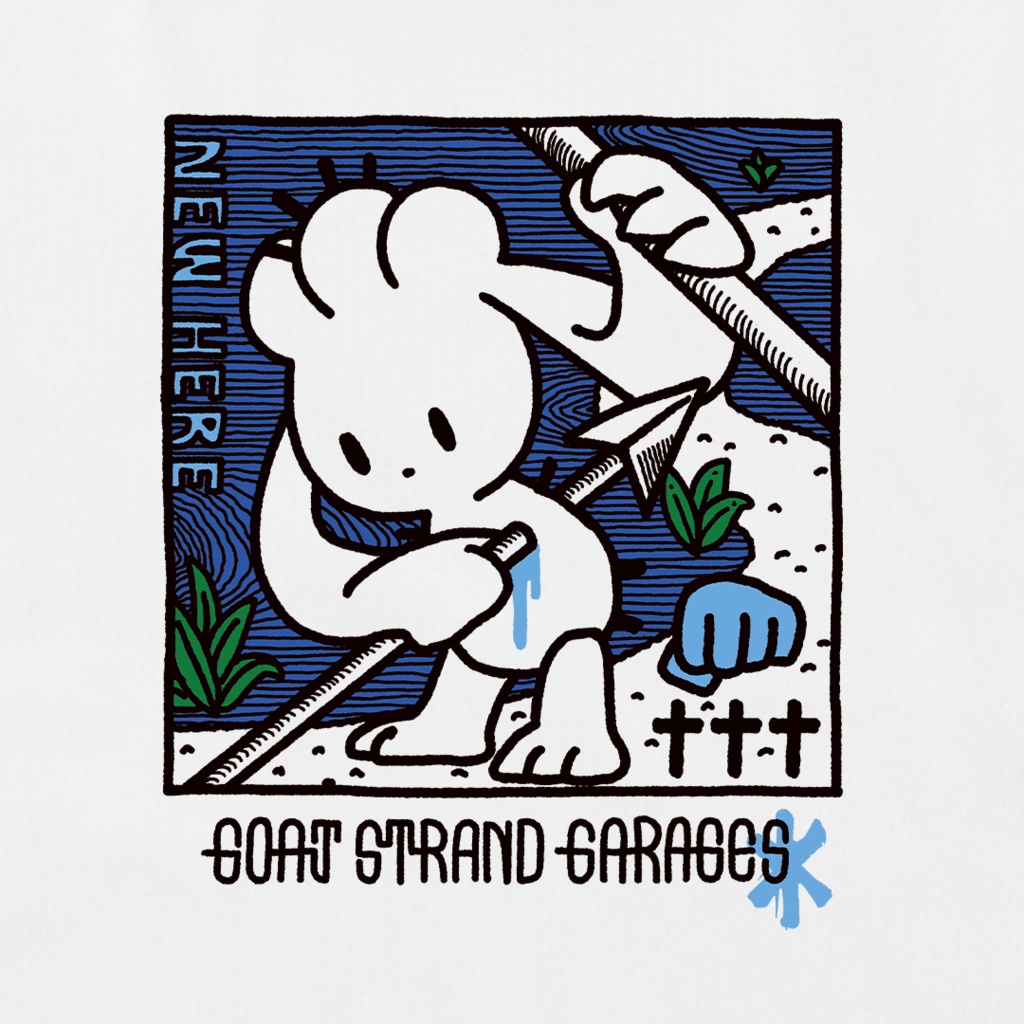 Tシャツ「NEW HERE」