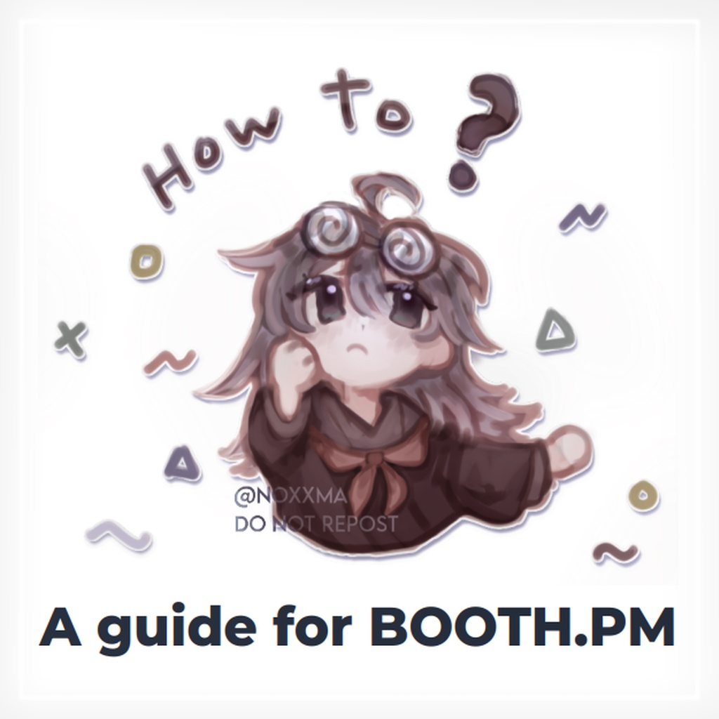 HOW TO? - A guide for BOOTH.PM