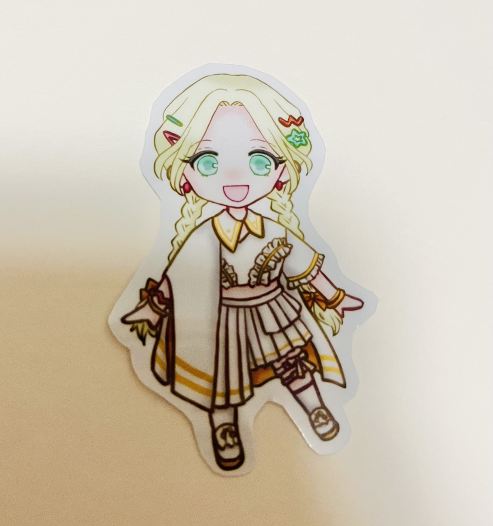 ステッカー(チョコ/魔法衣装)