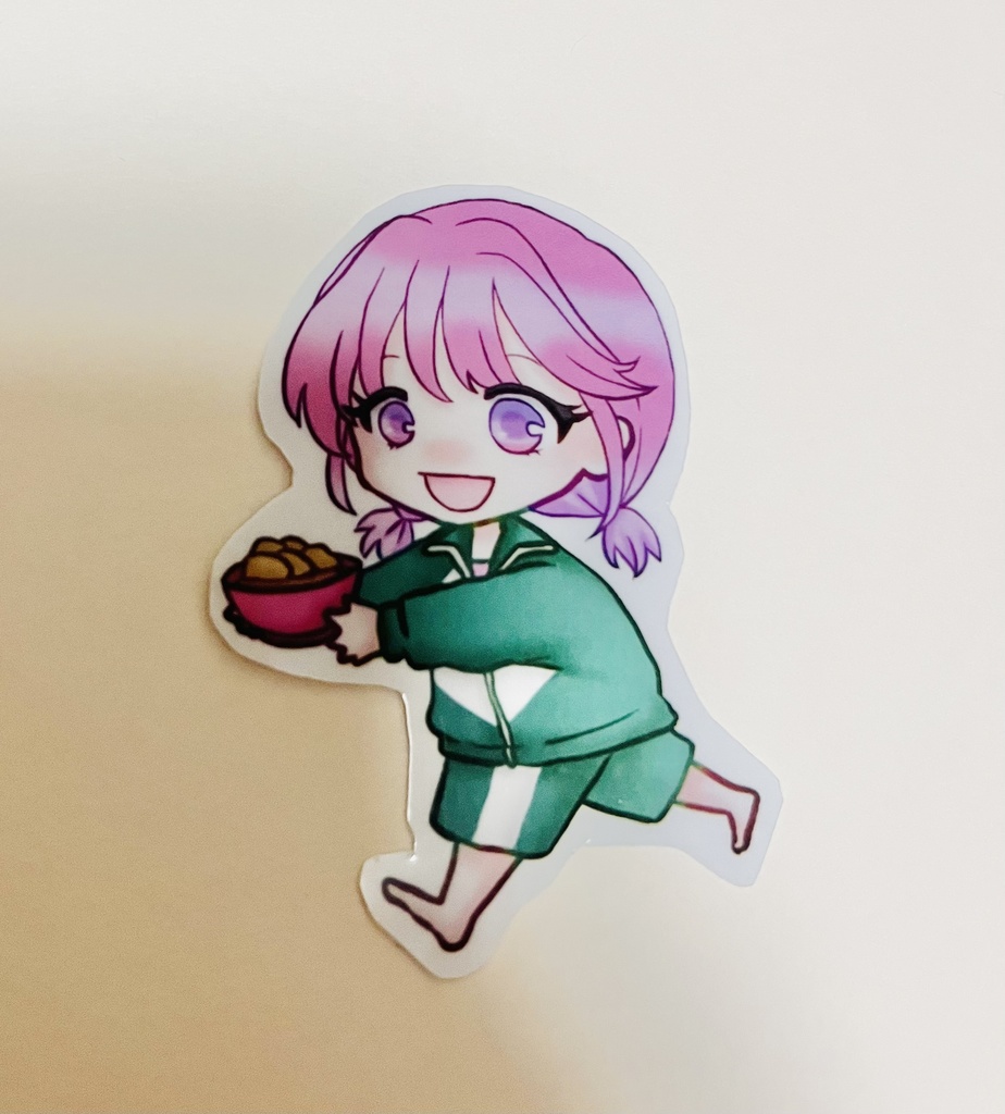 ステッカー(ユイナ/コロッケ煮たやつ)