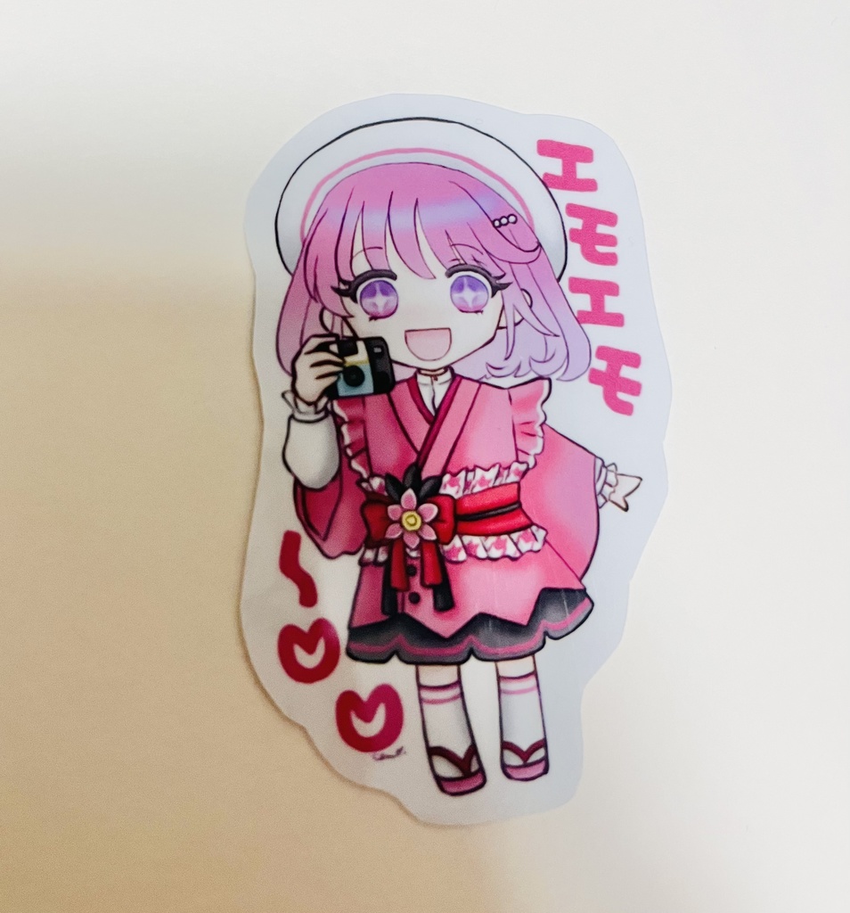 ステッカー(ユイナ/花屋衣装・エモエモ)