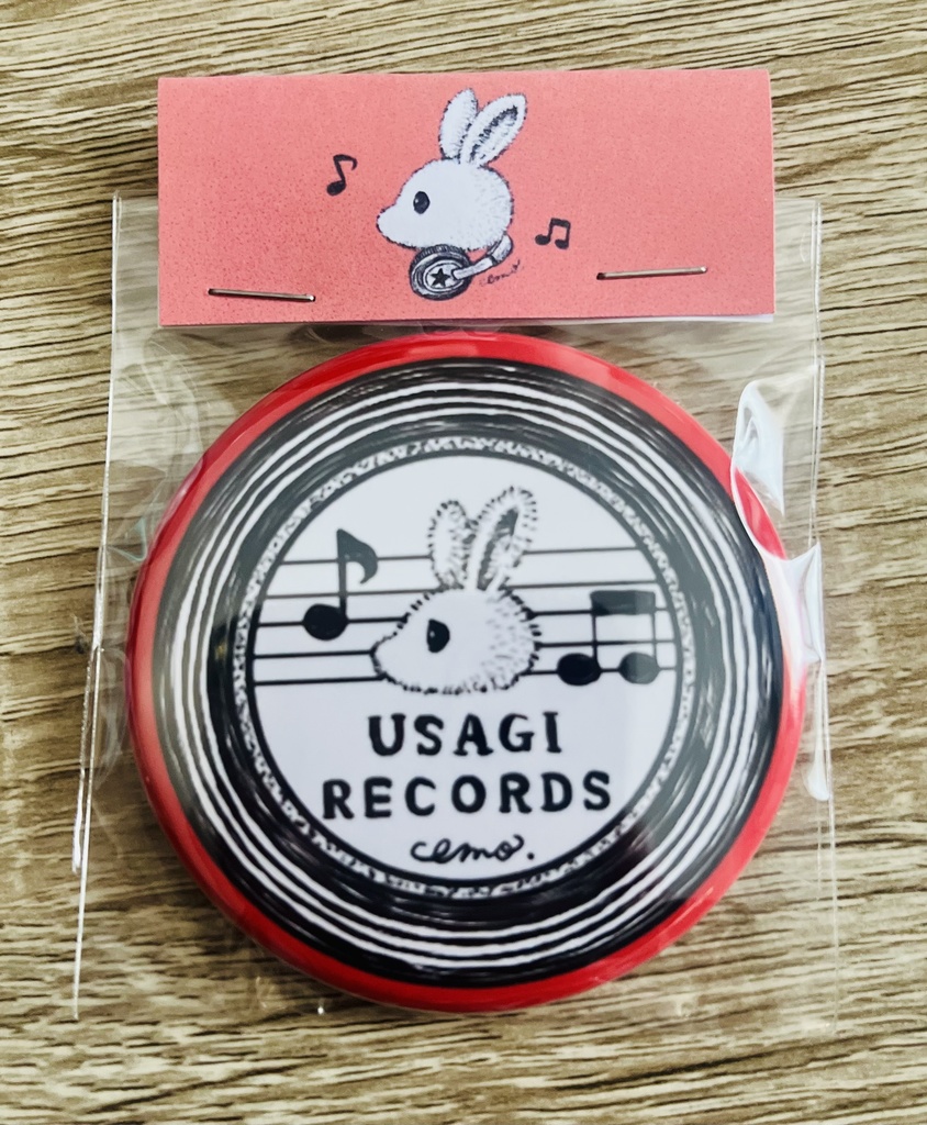 缶バッジ(USAGI RECORDS)
