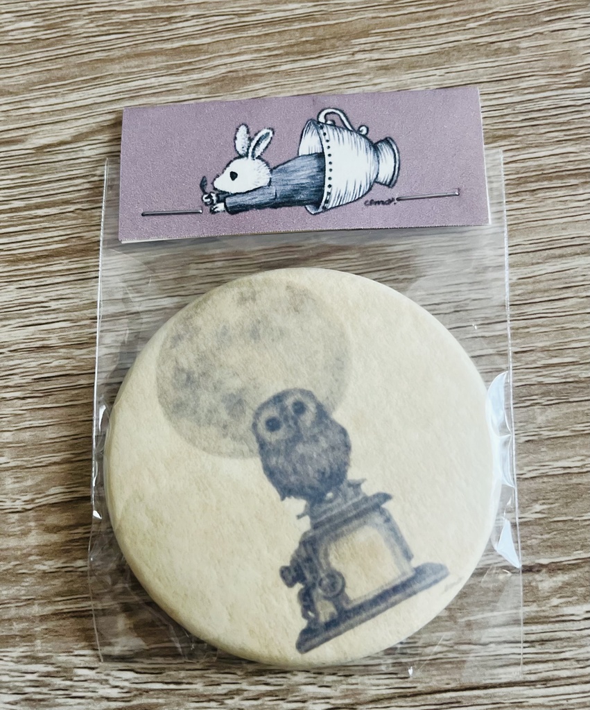 缶バッジ(フクロウ)