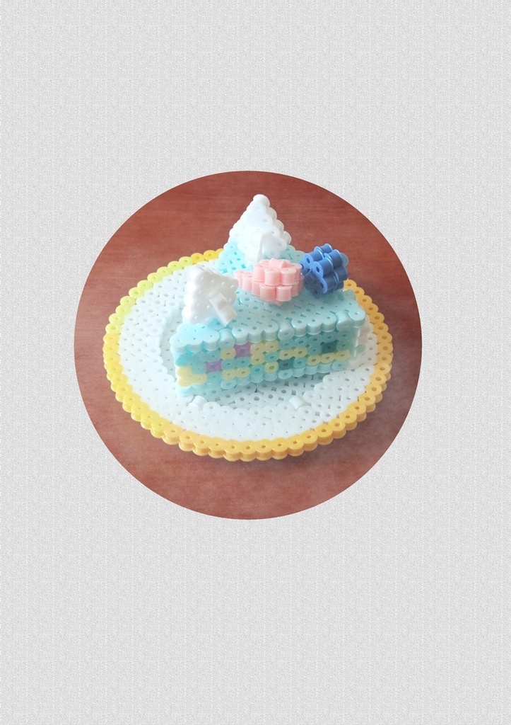 アイロンビーズでティータイム ―お菓子図案集―