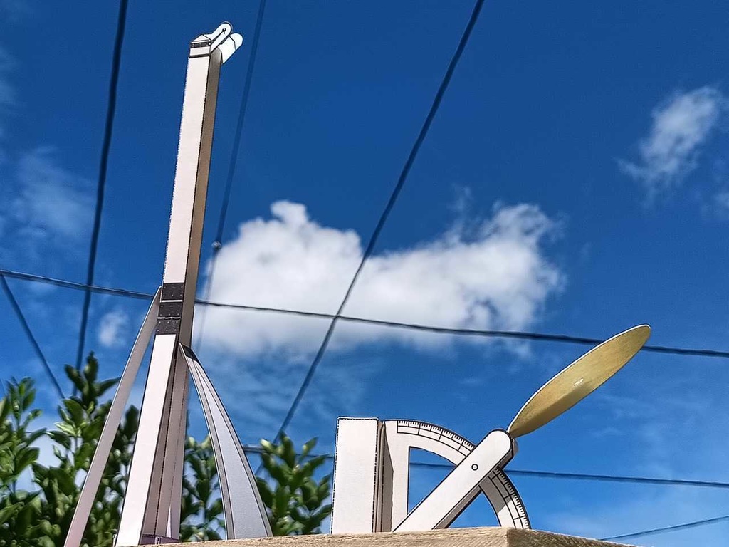 自由研究ペーパークラフト(ピンホールのふしぎ)