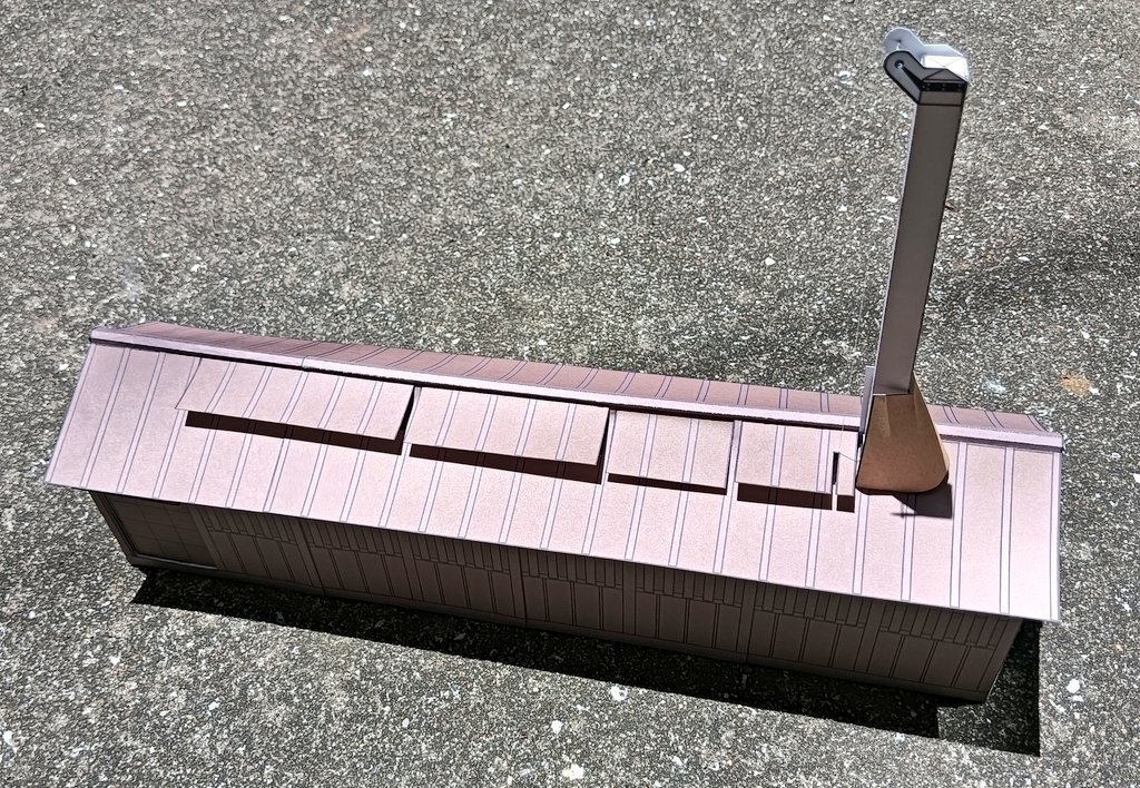 1:43圭表儀ペーパークラフト