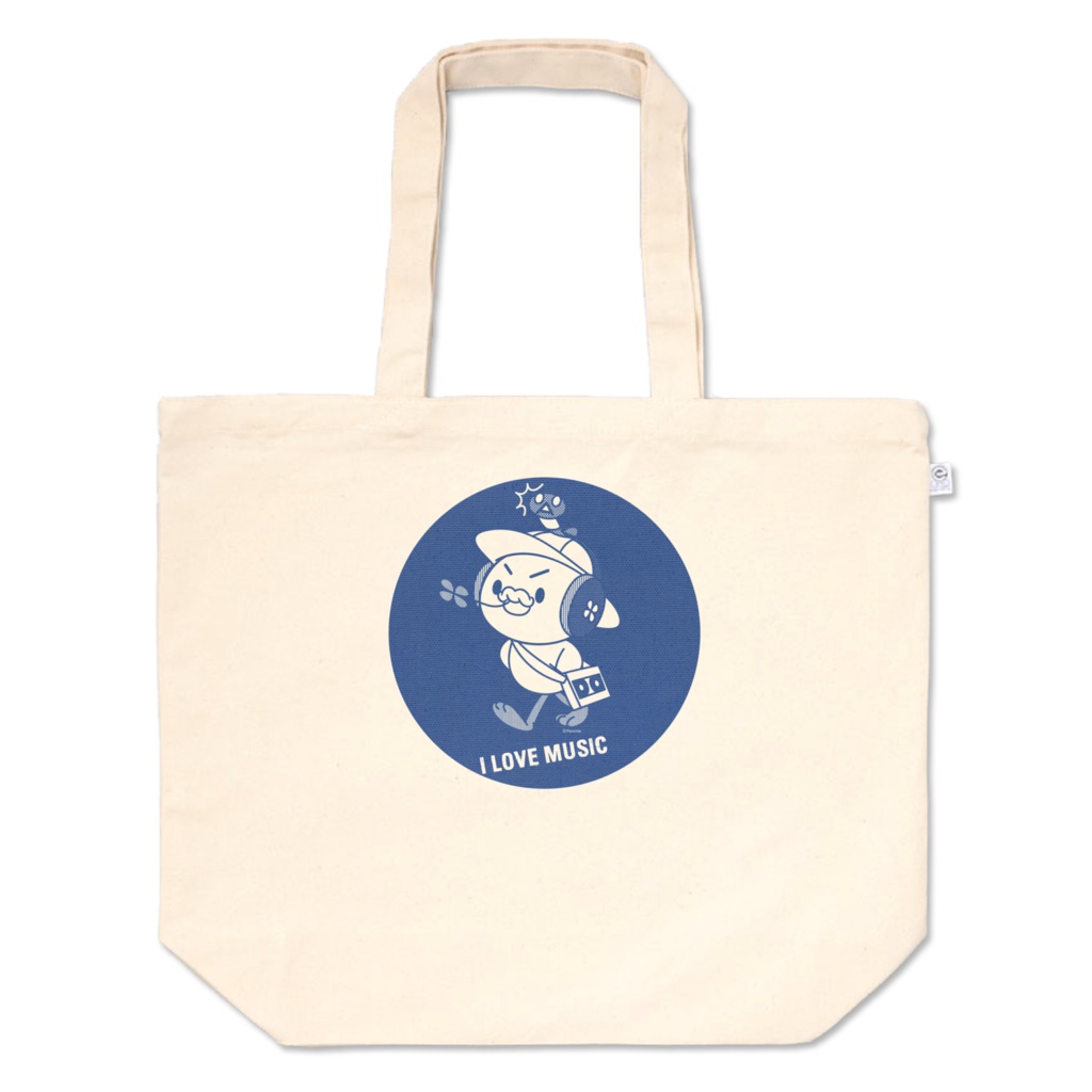 PERORINE I love music A トートバッグ