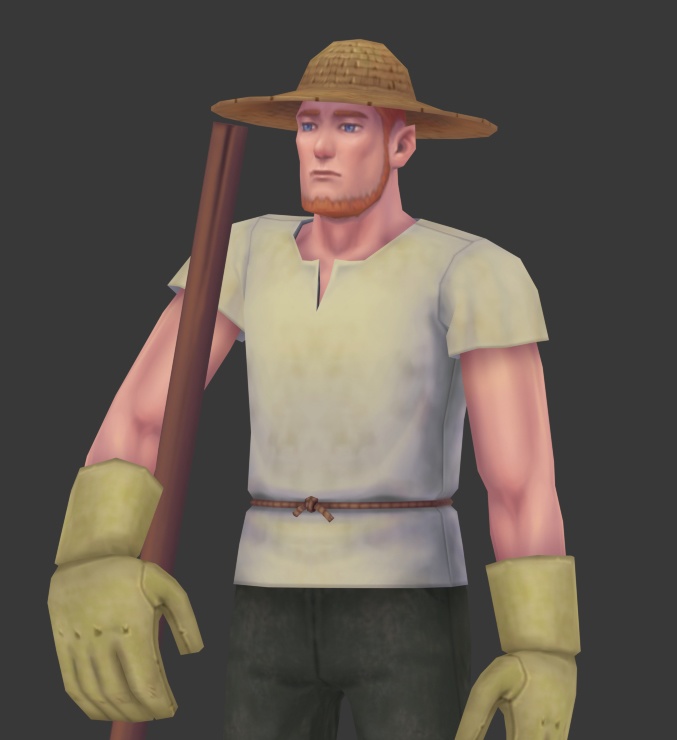 [Fantasy NPC] 寝ぼけた農夫さん