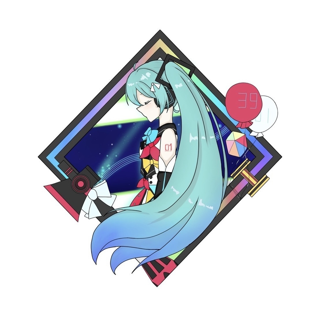初音ミク ロゴシリーズ アクリルキーホルダー