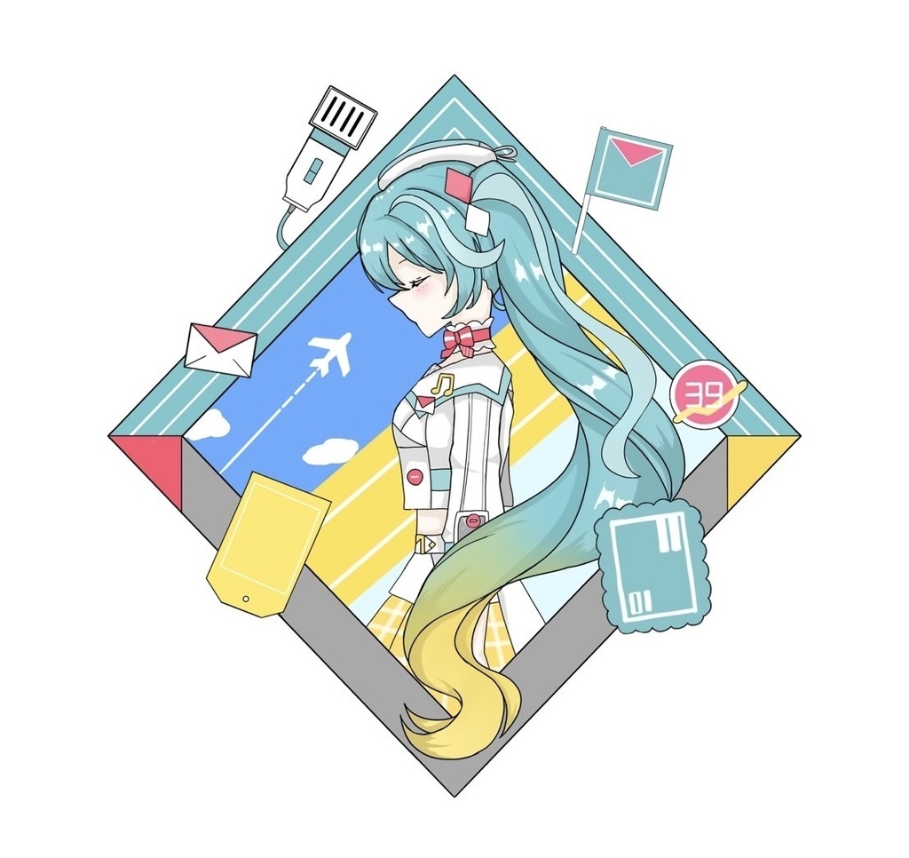 初音ミク ロゴシリーズ アクリルキーホルダー 2