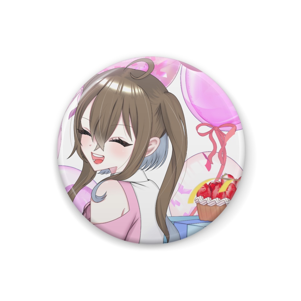 お誕生日缶バッチ