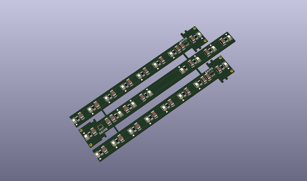 L-066 N-DNA Lights for アレグラ 青白色 3両セット
