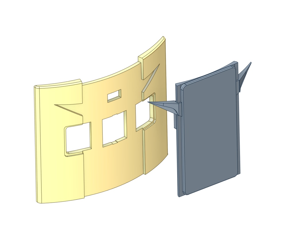 D-078 貫通扉(開) 国鉄交直流特急電車 1個