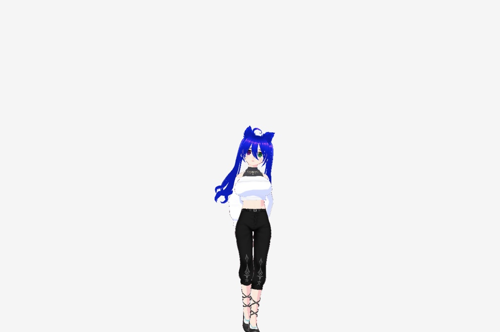 Azure - Custom Neko VTuber Model (.vrm)