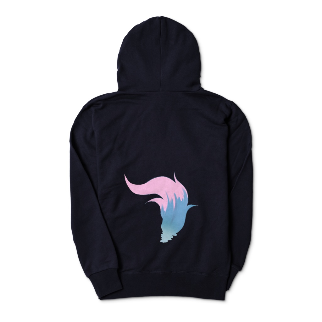 ころしやらむねのフード付きしっぽパーカー