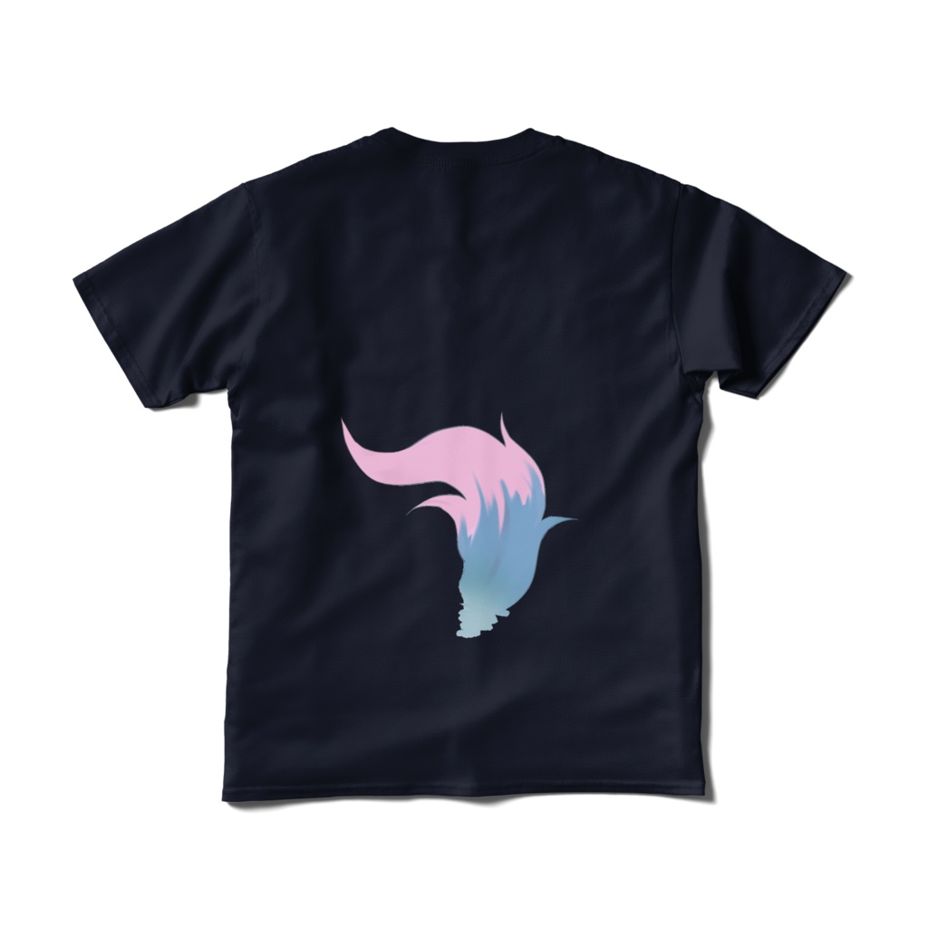 ころしやらむねのしっぽTシャツ(ネイビー)
