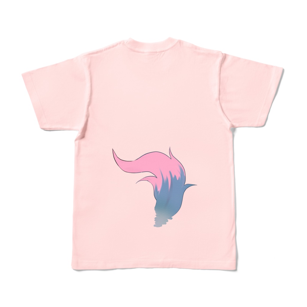 ころしやらむねのしっぽロゴTシャツ(ピンク)