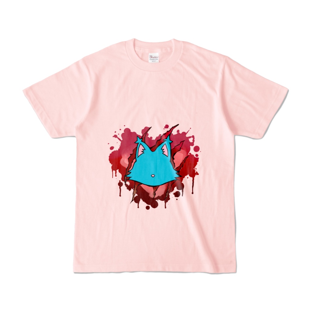 ころしやあまいのロゴTシャツ(ピンク)