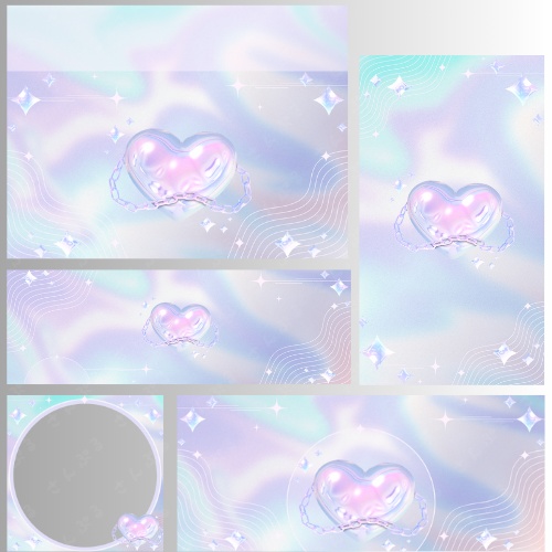 Y2K デジタルグッズ素材5点セット