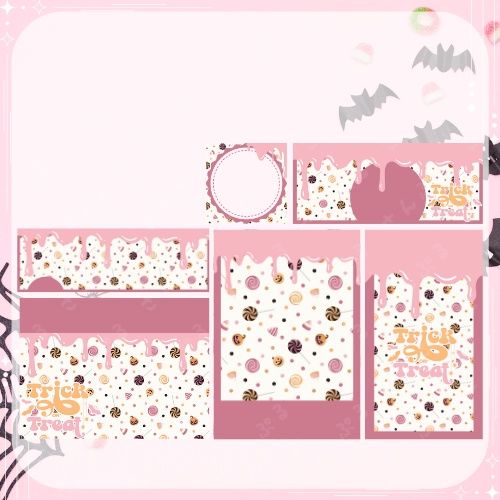 スイートハロウィン デジタルグッズ素材6点セット