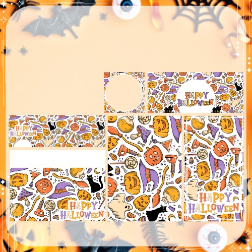 ハッピーハロウィン デジタルグッズ素材6点セット