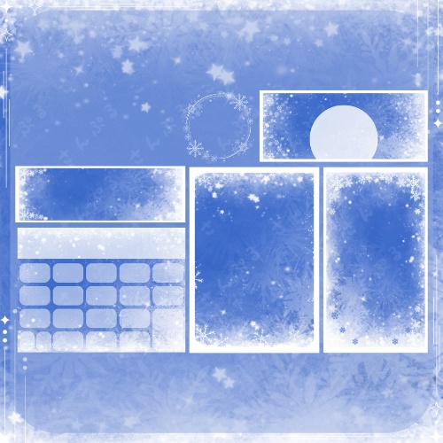 氷結 デジタルグッズ素材6点セット