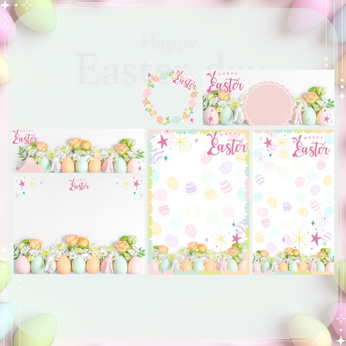 ハッピーイースター デジタルグッズ素材6点セット