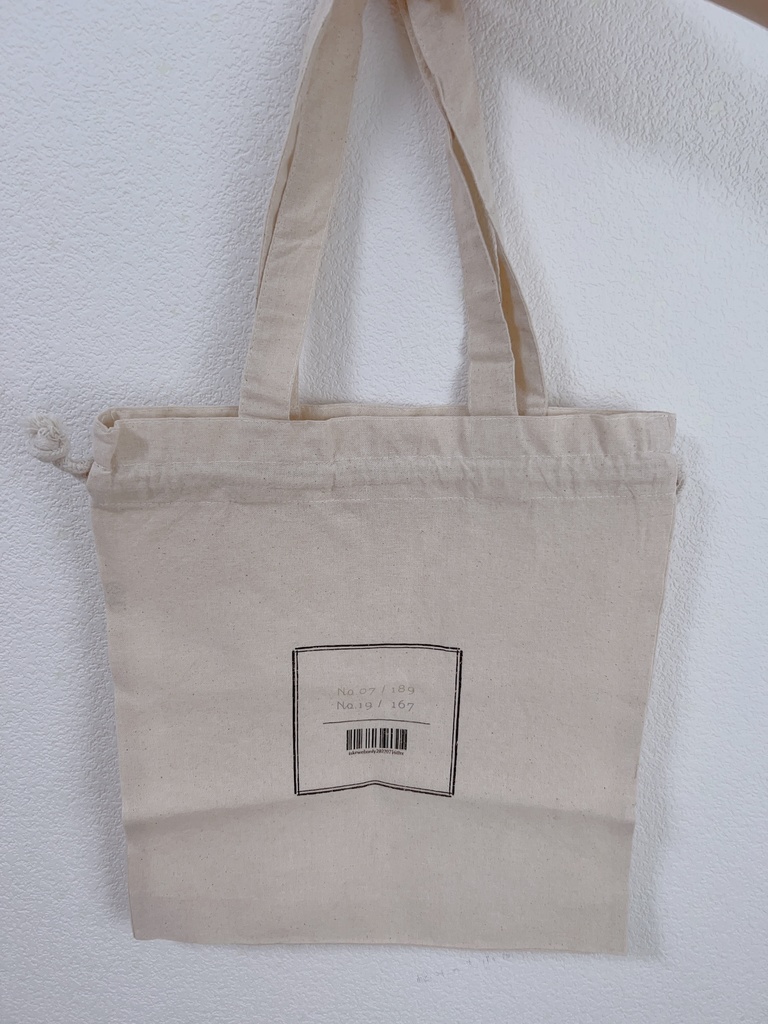 石かり巾着トート