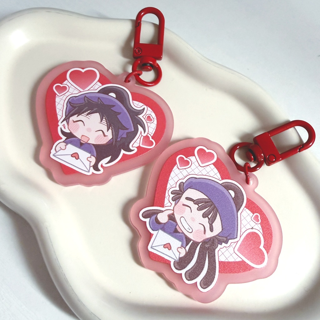 にこにこ ラブレターアクキー