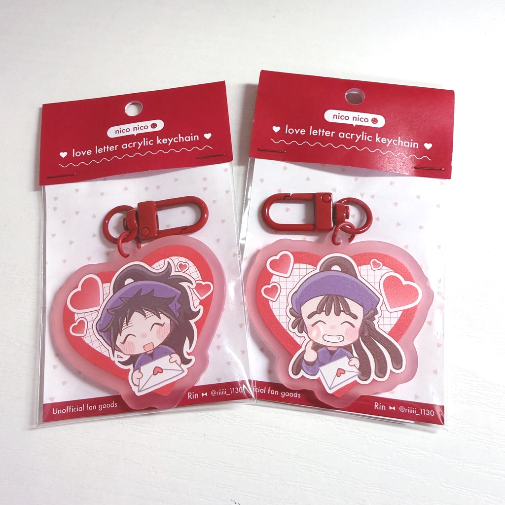 にこにこ ラブレターアクキー