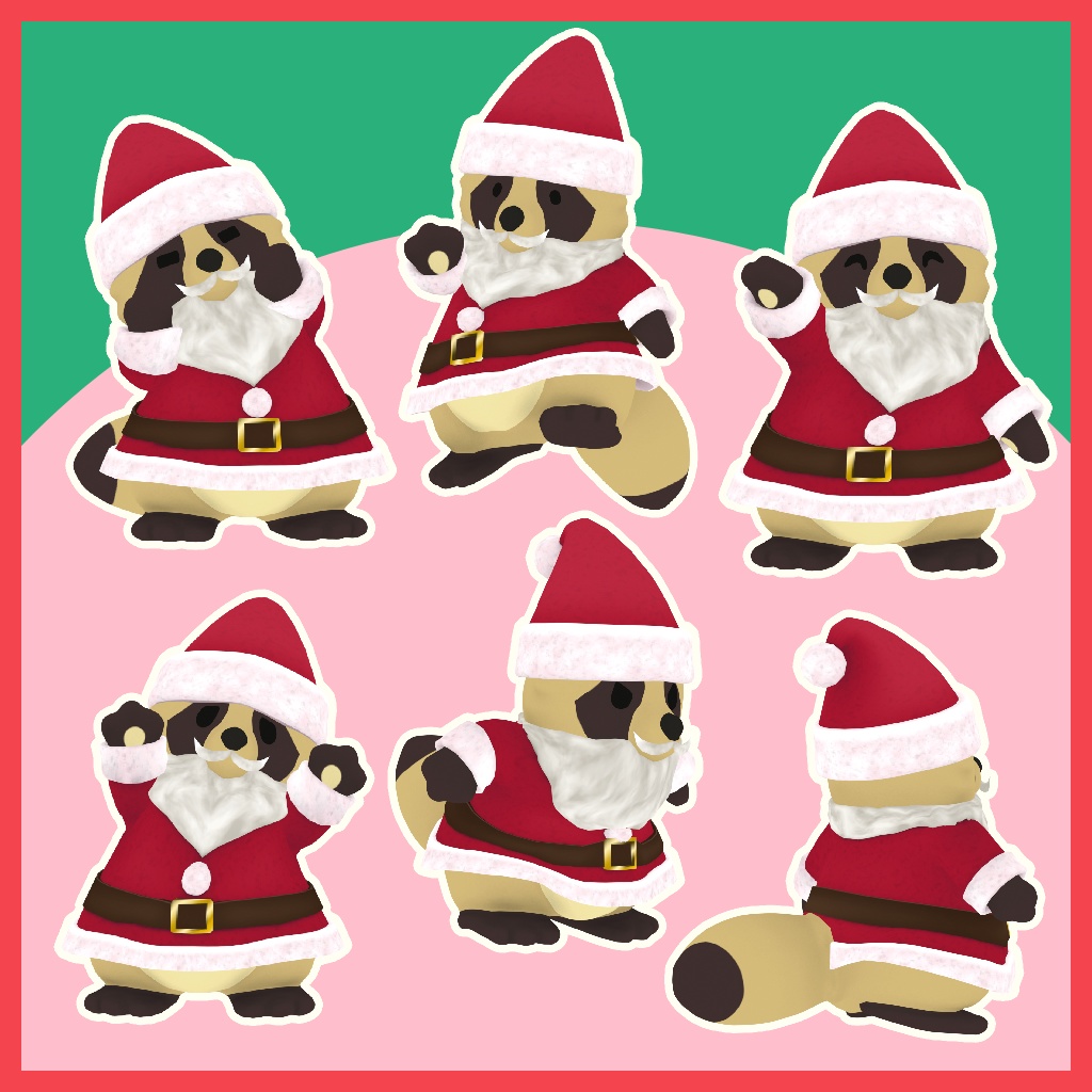 ぽんぽこじょぶず #さんた