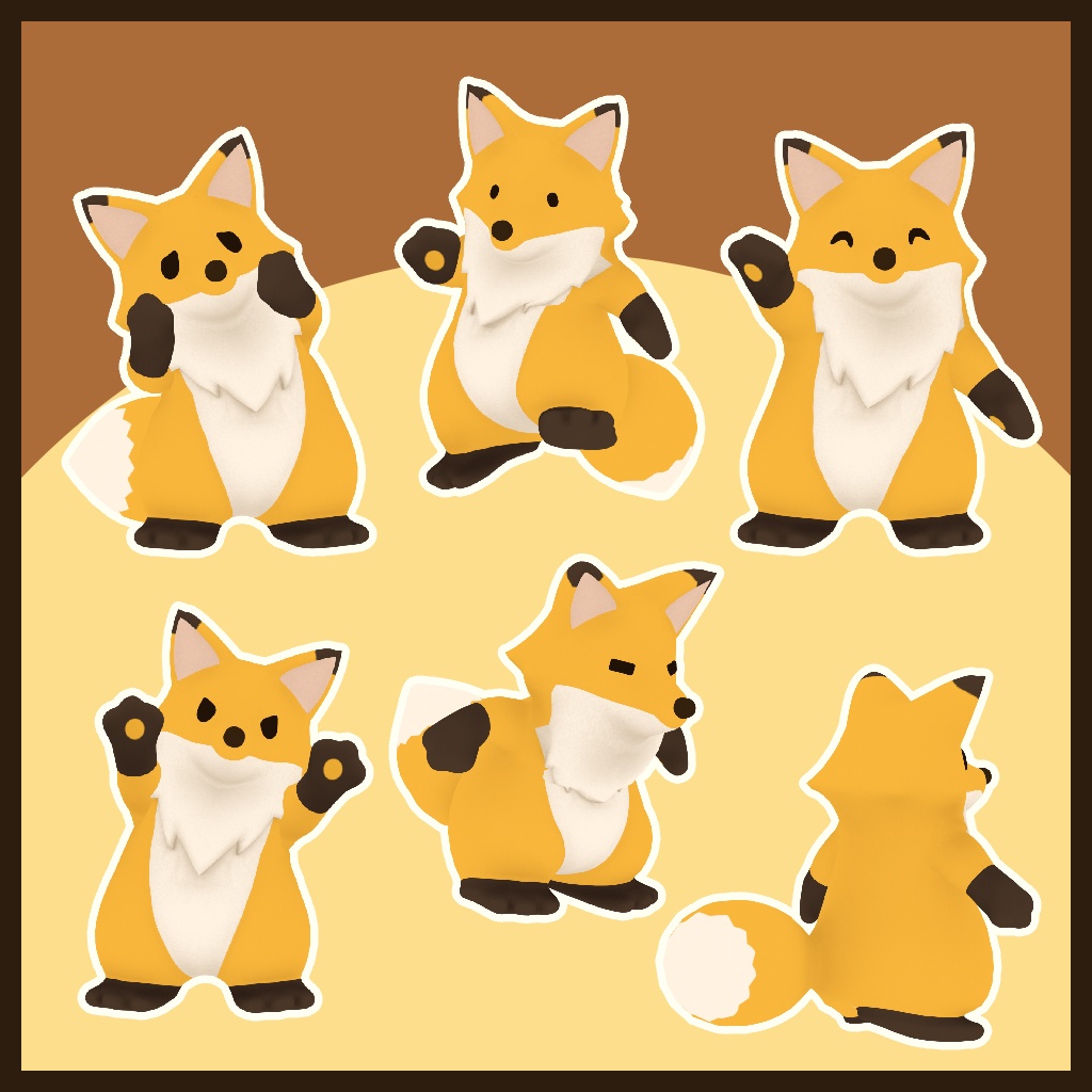 イヲカルキツネ #すっぴん