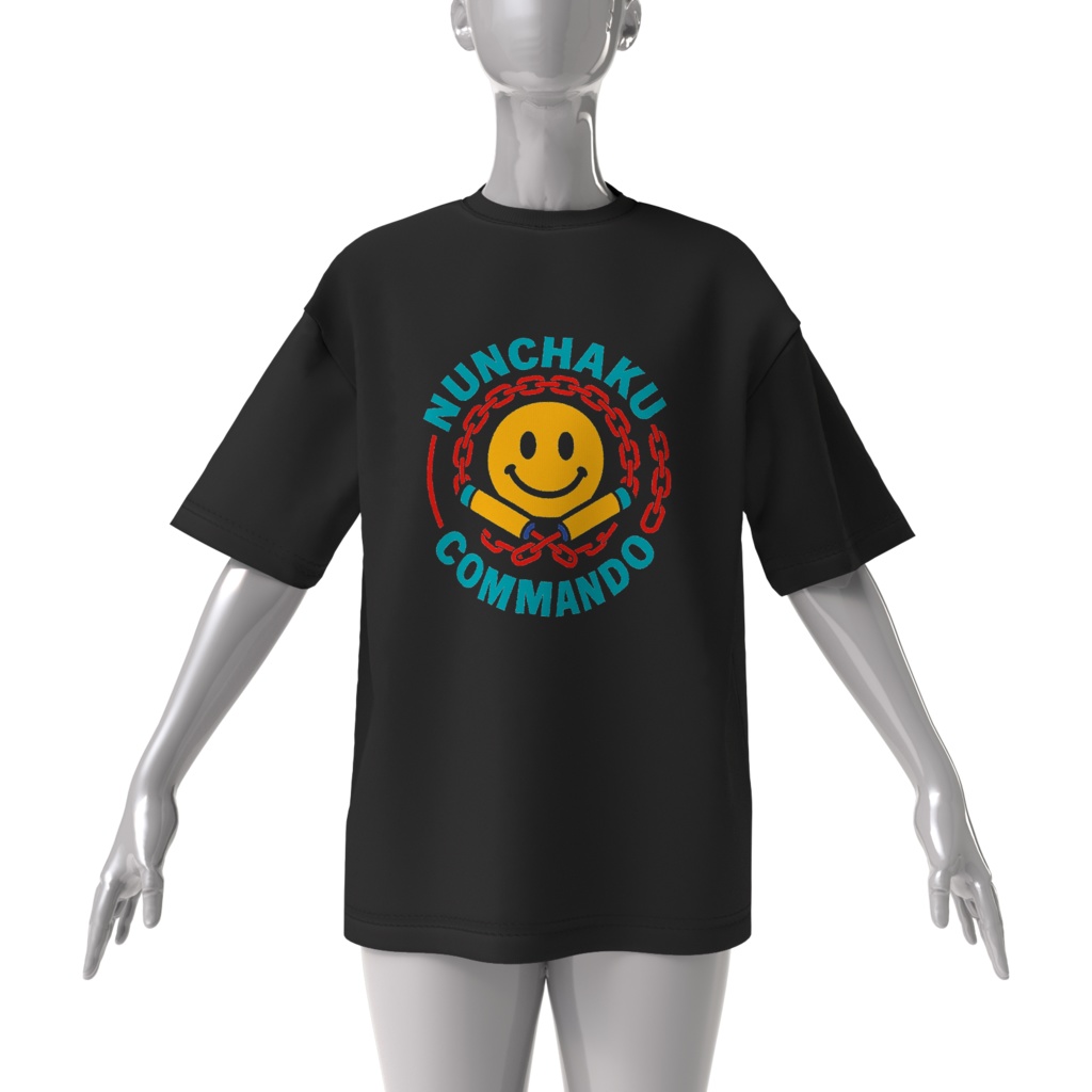 Nun-C 2025 Summer Big T-Shirts BK